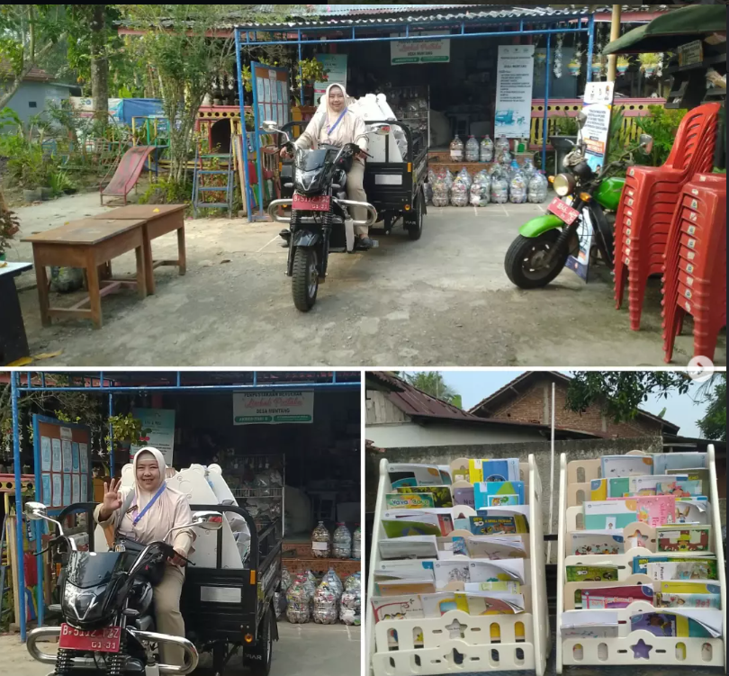 Menjemput Kembali Semangat Awal, Limbah Pustaka Hadir dengan Perpustakaan Keliling di Posyandu Balita ILP 1 Desa Muntang