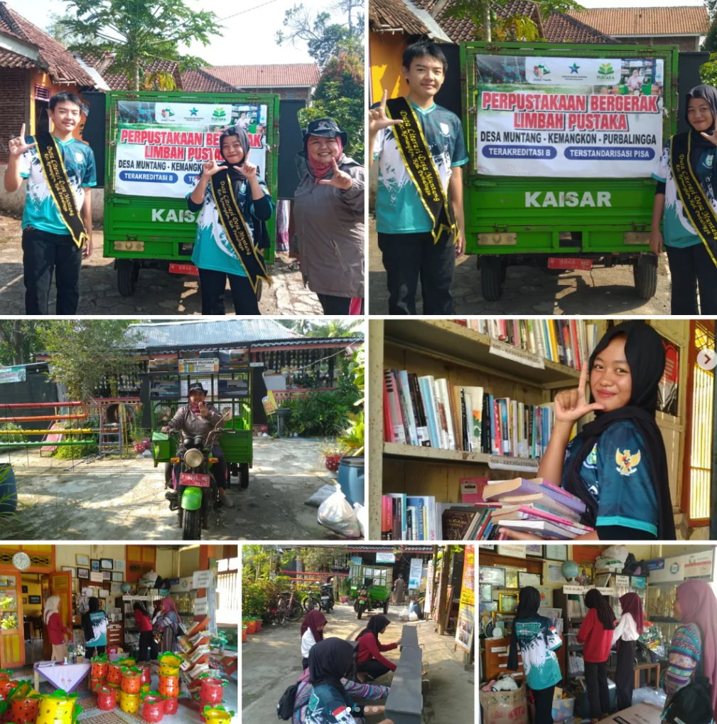 Pelangi Baca Limbah Pustaka Meriahkan Posyandu Remaja Desa Muntang