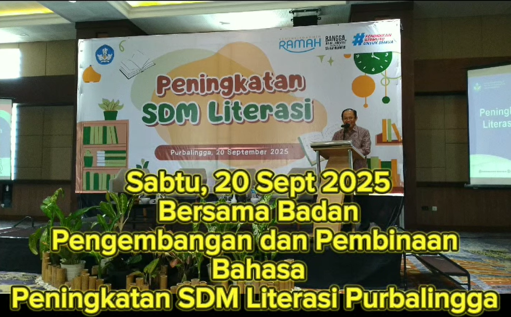 Kolaborasi Limbah Pustaka dan Badan Bahasa: Bekali 60 Pegiat Literasi Purbalingga dengan Literasi Digital