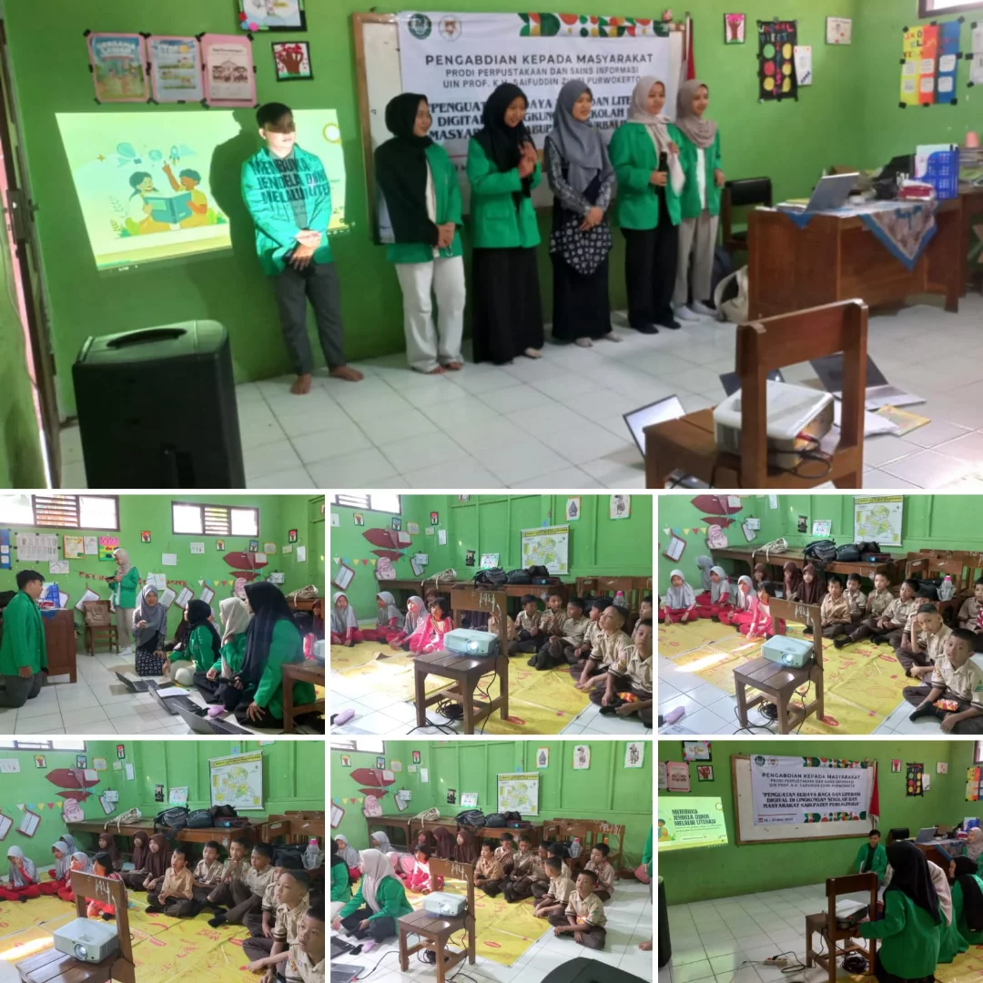 Cerdas Digital, Gemar Membaca: 'PELANGI BACA' Limbah Pustaka dan UIN SAIZU Bawa Literasi Ganda ke SD N 1 Muntang