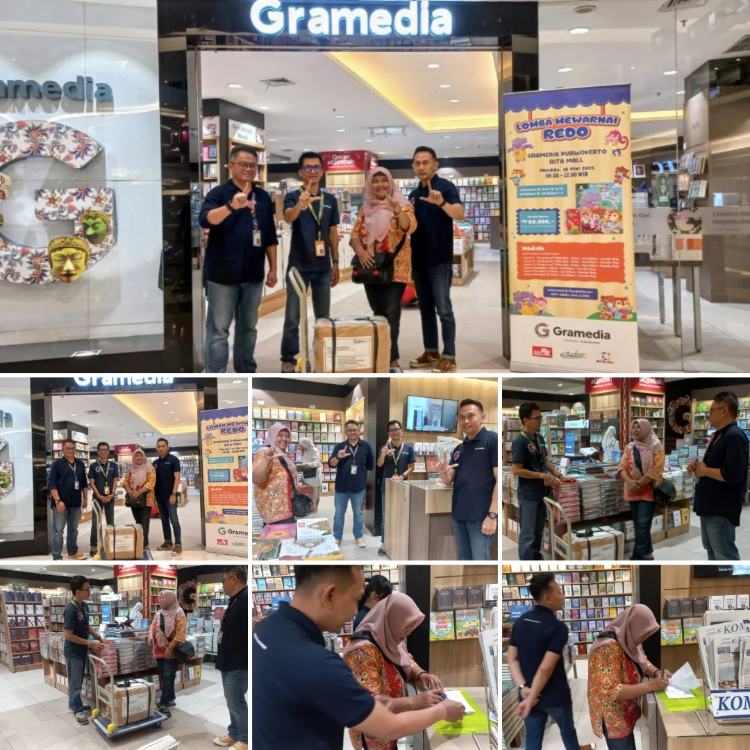 Amunisi Literasi Bertambah! Limbah Pustaka Terima Bantuan 100 Buku dari Penerbit BIP di Gramedia Purwokerto