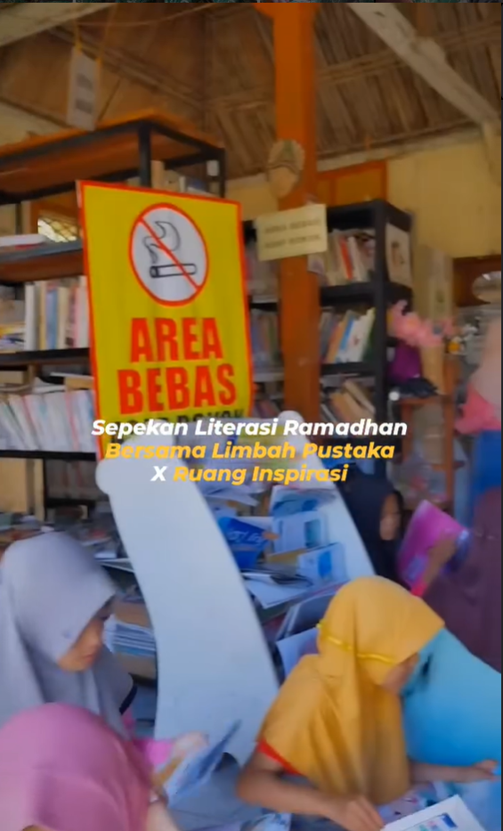 Hari Pertama "Sepekan Literasi Ramadhan" di Limbah Pustaka Resmi Dimulai