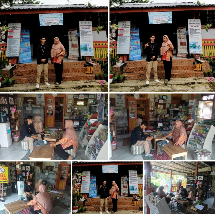 Kunjungan Mas Un dan Adiknya dari Mrebet Purbalingga ke Limbah Pustaka