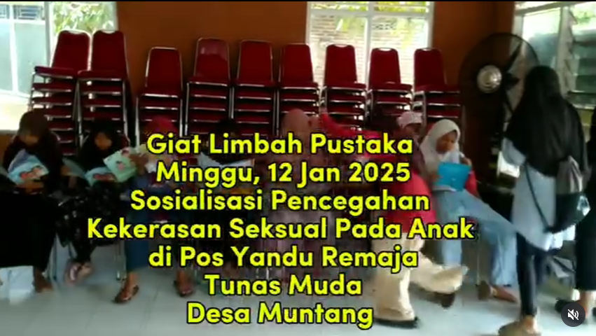 Giat Limbah Pustaka Meriahkan Posyandu Remaja Tunas Muda
